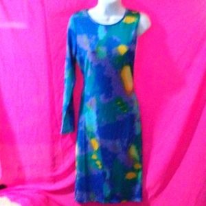 NWOT Yelo Grace Mono-sleeve, backless Party Dress